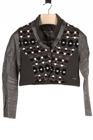 CARLA DU NORD - mięciutki sweter bolerko wełna - L