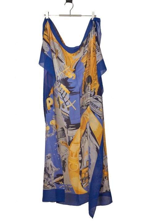 CELINE PARIS luksusowa ogromna chusta jedwab