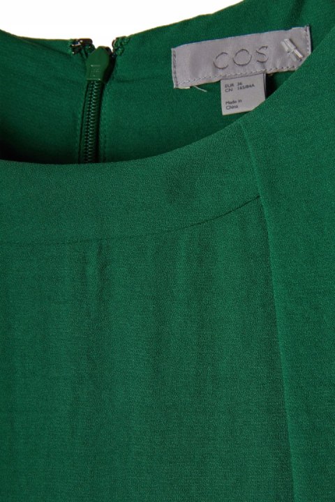 COS - lekka sukienka piękna zieleń - 36