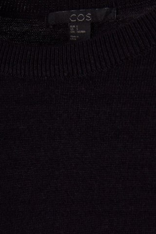 COS - minimalistyczna zawsze modna sukienka delikatna wełna- S