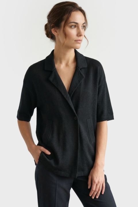 COS - niespotykany sweter wełna piękny kolor -XS/S