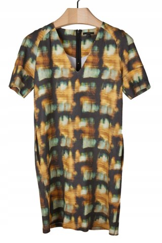 COS - zjawiskowa sukienka piękne wzory - S