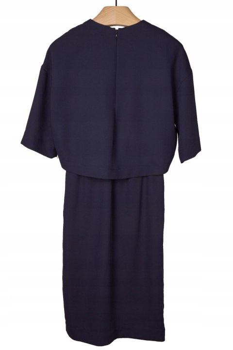 COS - zjawiskowa sukienka piękny granat - 36