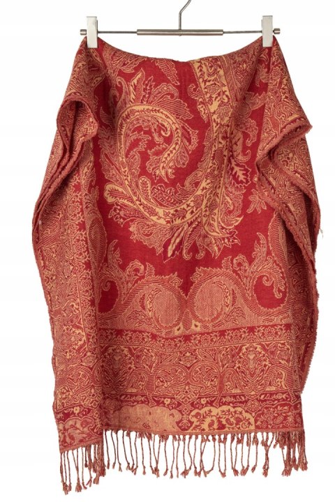 Ciepły mięciutki szal piękny kolor wełna