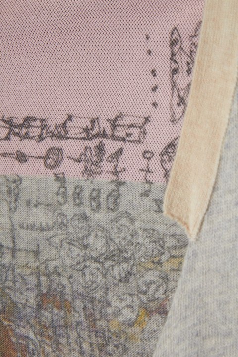 ELISA CAVALETTI Daniela Dallavalle - wyszukany luźny sweter wełna - XL