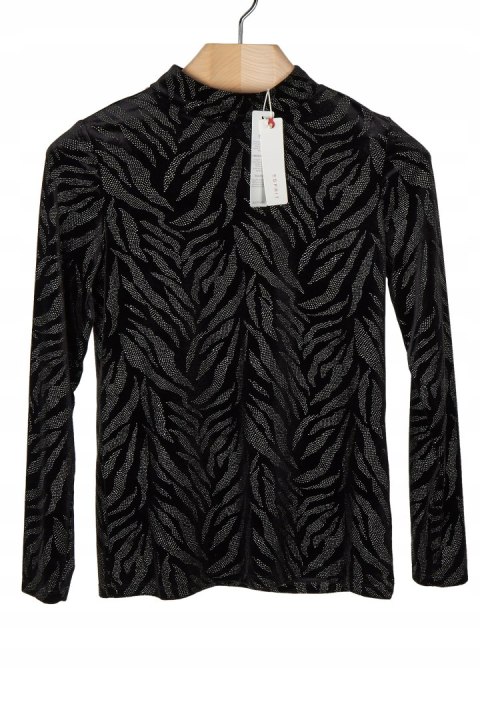 ESPRIT - wizytowa bluzka fenomenalny wzór - M