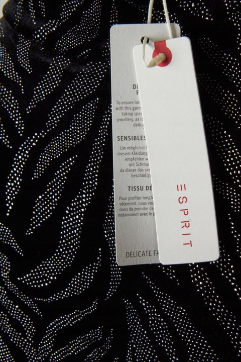 ESPRIT - wizytowa bluzka fenomenalny wzór - M