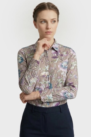 ETERNA - niespotykana bluzka koszulowa - 40