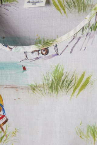 HARTFORD - niebanalna bluzka plażowy print - S