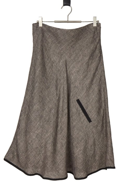 HAUGLAND fantastyczna spódnica lniana z kieszonką S