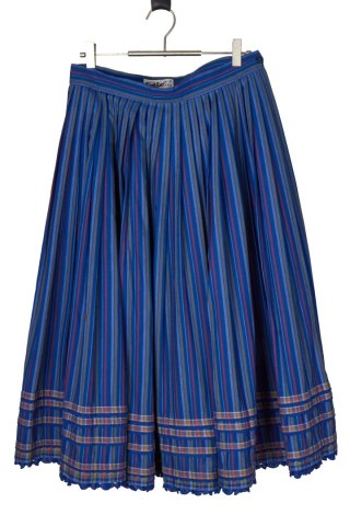 HELENE STRASSER fenomenalna spódnica bawełna w paski 40/42