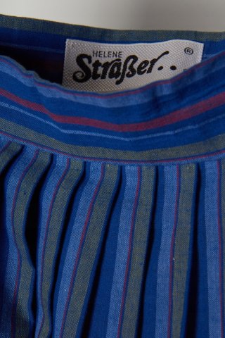 HELENE STRASSER fenomenalna spódnica bawełna w paski 40/42