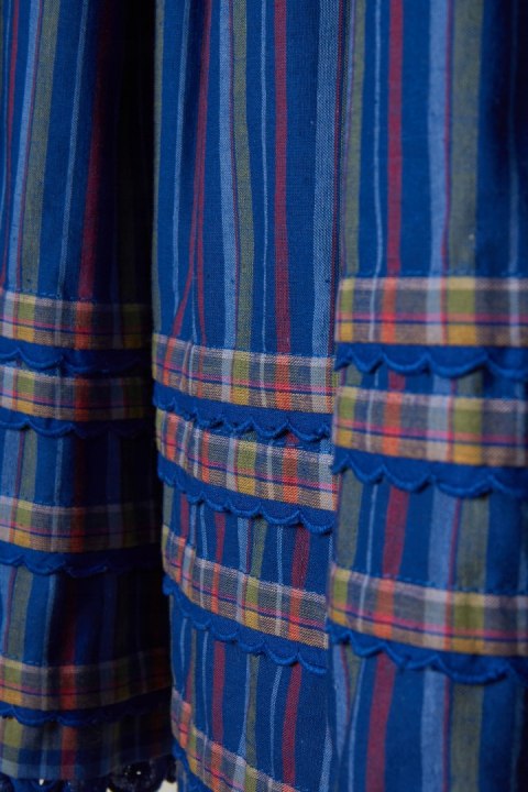 HELENE STRASSER fenomenalna spódnica bawełna w paski 40/42