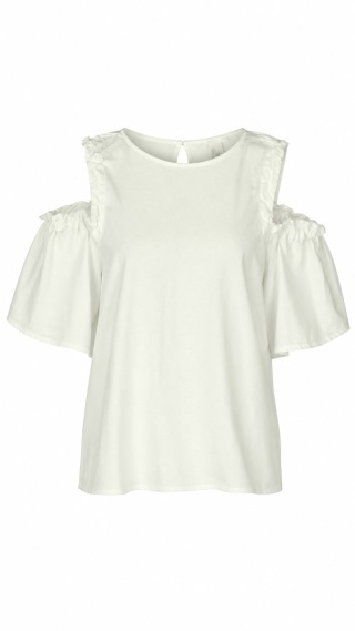 H&M - ciekawa bluzka odkryte ramiona - S/M
