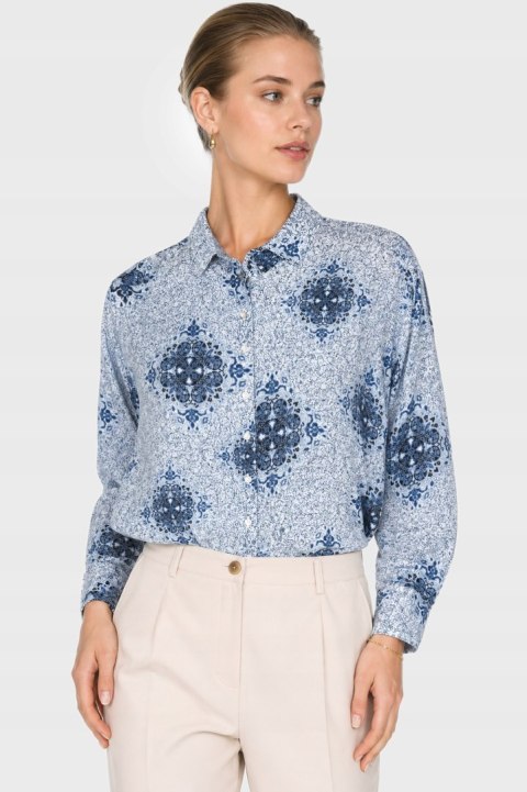H&M - letnia luźna bluzka koszulowa oversize - XS/S/M