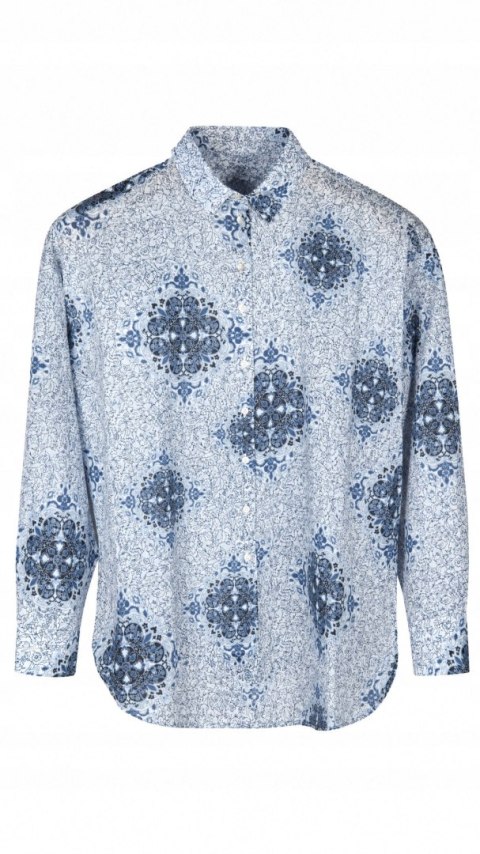 H&M - letnia luźna bluzka koszulowa oversize - XS/S/M