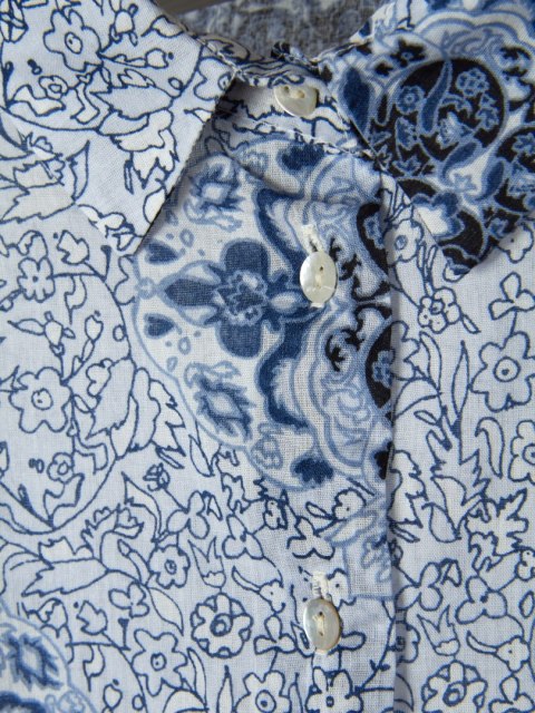 H&M - letnia luźna bluzka koszulowa oversize - XS/S/M