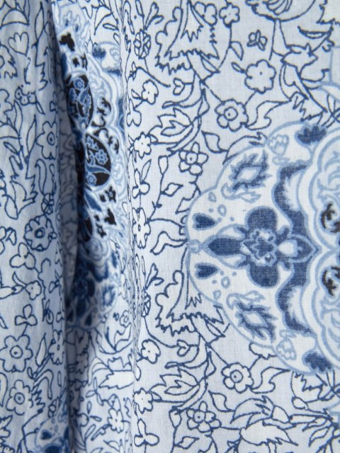 H&M - letnia luźna bluzka koszulowa oversize - XS/S/M