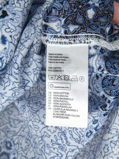 H&M - letnia luźna bluzka koszulowa oversize - XS/S/M