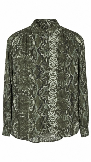 H&M-poszukiwana bluzka koszulowa skóra węża-40