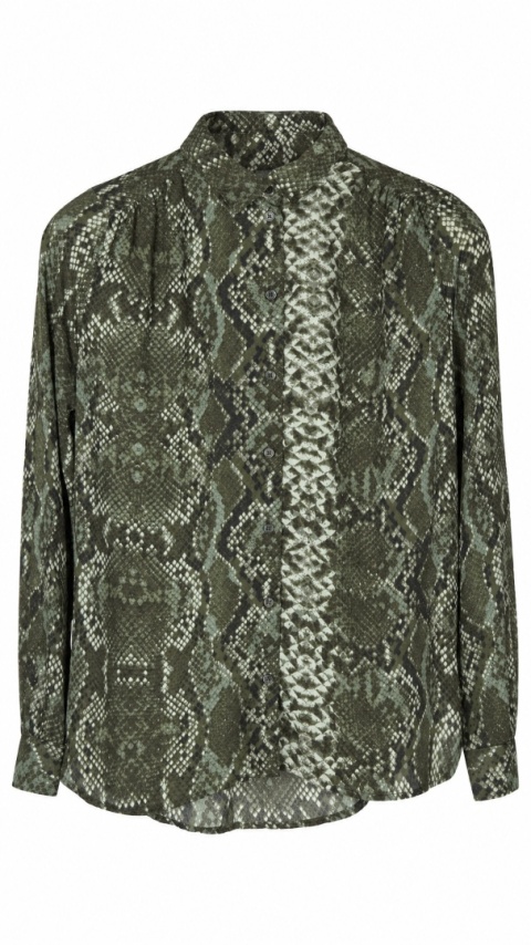 H&M-poszukiwana bluzka koszulowa skóra węża-40