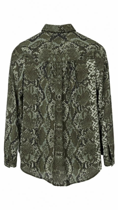 H&M-poszukiwana bluzka koszulowa skóra węża-40