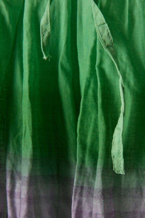 KUSHI - lekka indyjska spódnica maxi piękny wzór - S/M