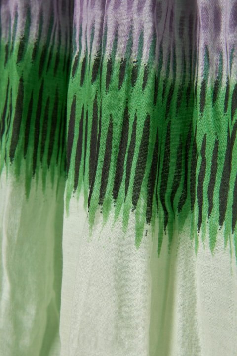 KUSHI - lekka indyjska spódnica maxi piękny wzór - S/M