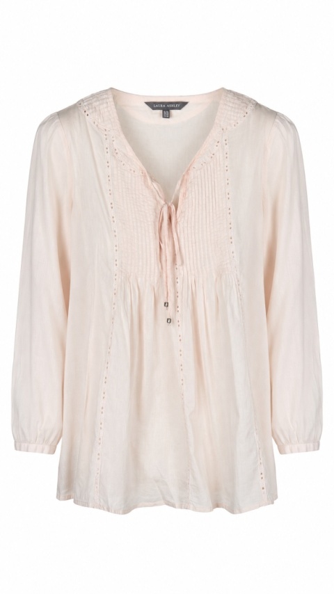 LAURA ASHLEY - delikatna luźna tunika - M/L