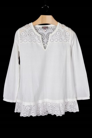 LIEBLINGSSTUCK - cudna tunika haftowana ivory - 40