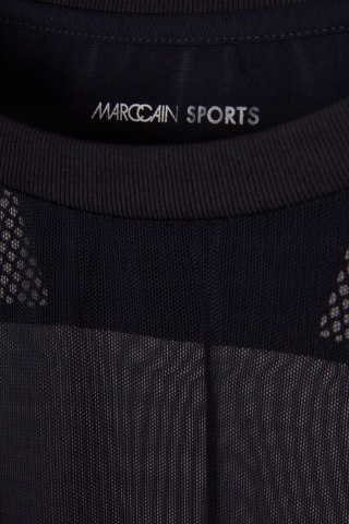 MARC CAIN SPORTS luźna bluzka przezroczysty materiał L