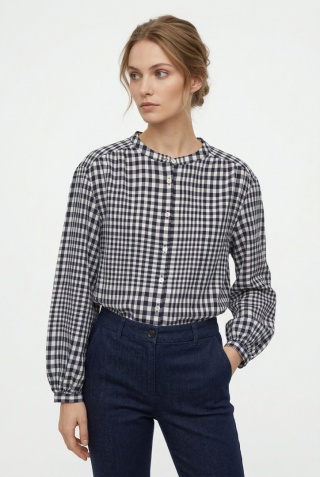 MARKS&SPENCER -mięciutka bluzka wiskoza len-38