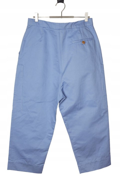 MARNI - luksusowe włoskie spodnie z kieszeniami bawełna len - 40