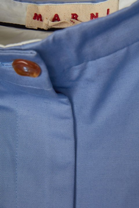 MARNI - luksusowe włoskie spodnie z kieszeniami bawełna len - 40