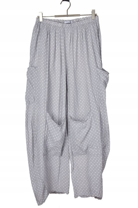 MOONSHINE FASHION - wyszukane spodnie w groszki - S/M