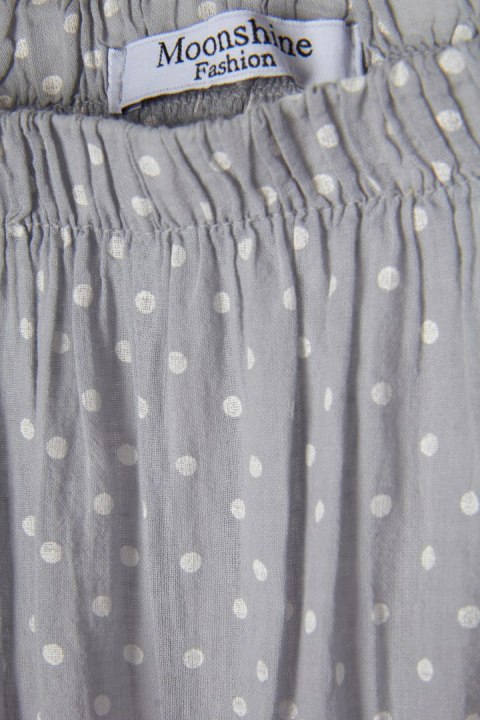 MOONSHINE FASHION - wyszukane spodnie w groszki - S/M