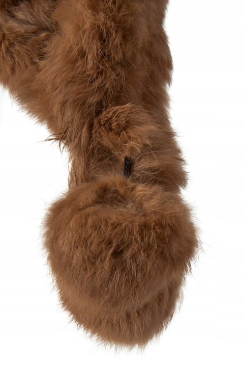 Mięciutki szalik futerko naturalne etola przypinka do kołnierza