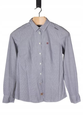 NAPAPIJRI - śliczna bluzka koszulowa w kratkę - L