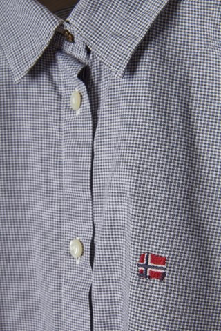 NAPAPIJRI - śliczna bluzka koszulowa w kratkę - L