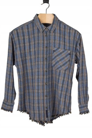 NEXT - luźna prosta tunika w kratkę - 42