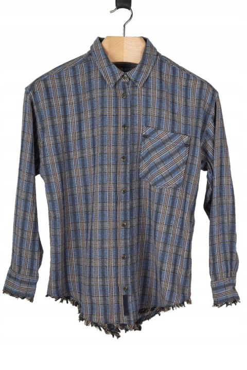 NEXT - luźna prosta tunika w kratkę - 42