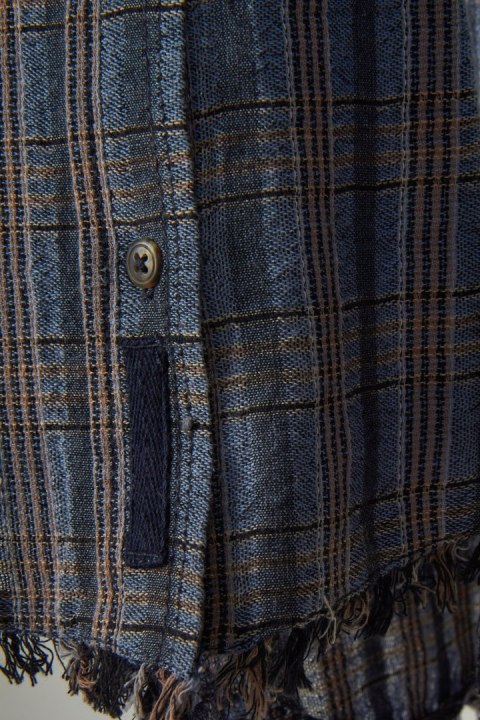 NEXT - luźna prosta tunika w kratkę - 42