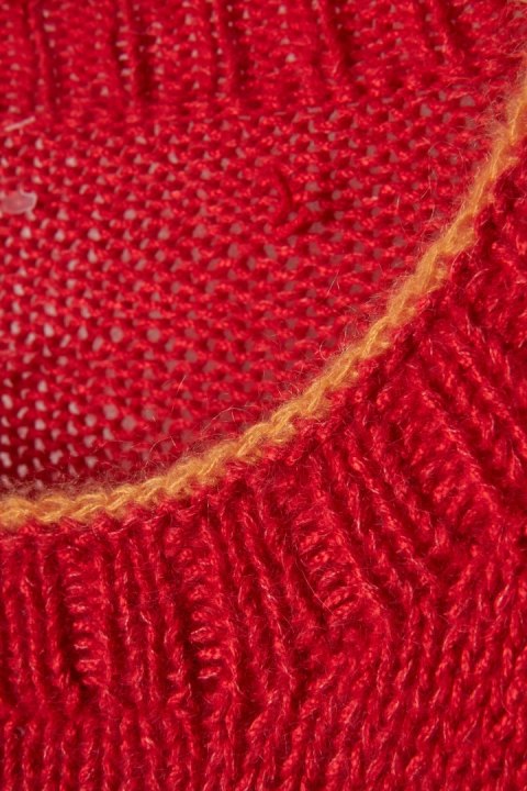 Niepowtarzalny sweter rękodzieło piękny kolor - M