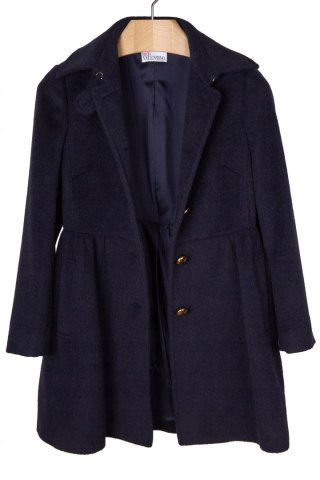 RED VALENTINO - luksusowy płaszcz alpaka wełna - S