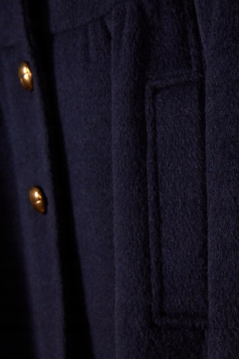 RED VALENTINO - luksusowy płaszcz alpaka wełna - S