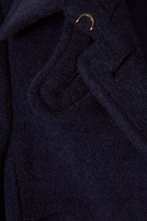 RED VALENTINO - luksusowy płaszcz alpaka wełna - S