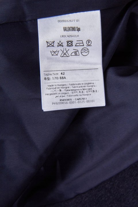 RED VALENTINO - luksusowy płaszcz alpaka wełna - S