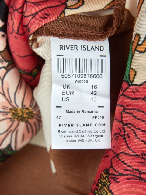 RIVER ISLAND - kolorowa bluzka na lato - 42