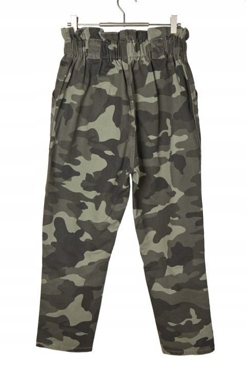 RIVER ISLAND zawsze modne spodnie moro 40