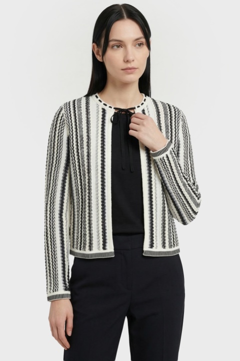 STEFANEL - gustowny sweter bawełna - S